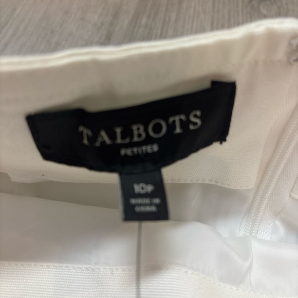 Talbots Petite White Skirt – Size 10P (New With Tags) BIN1013 - Picture 3 of 4